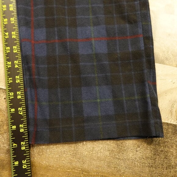 Nautica Plaid Fleece Pajama Pants Men’s Medium Blue Red Sleepwear - Picture 4 of 10